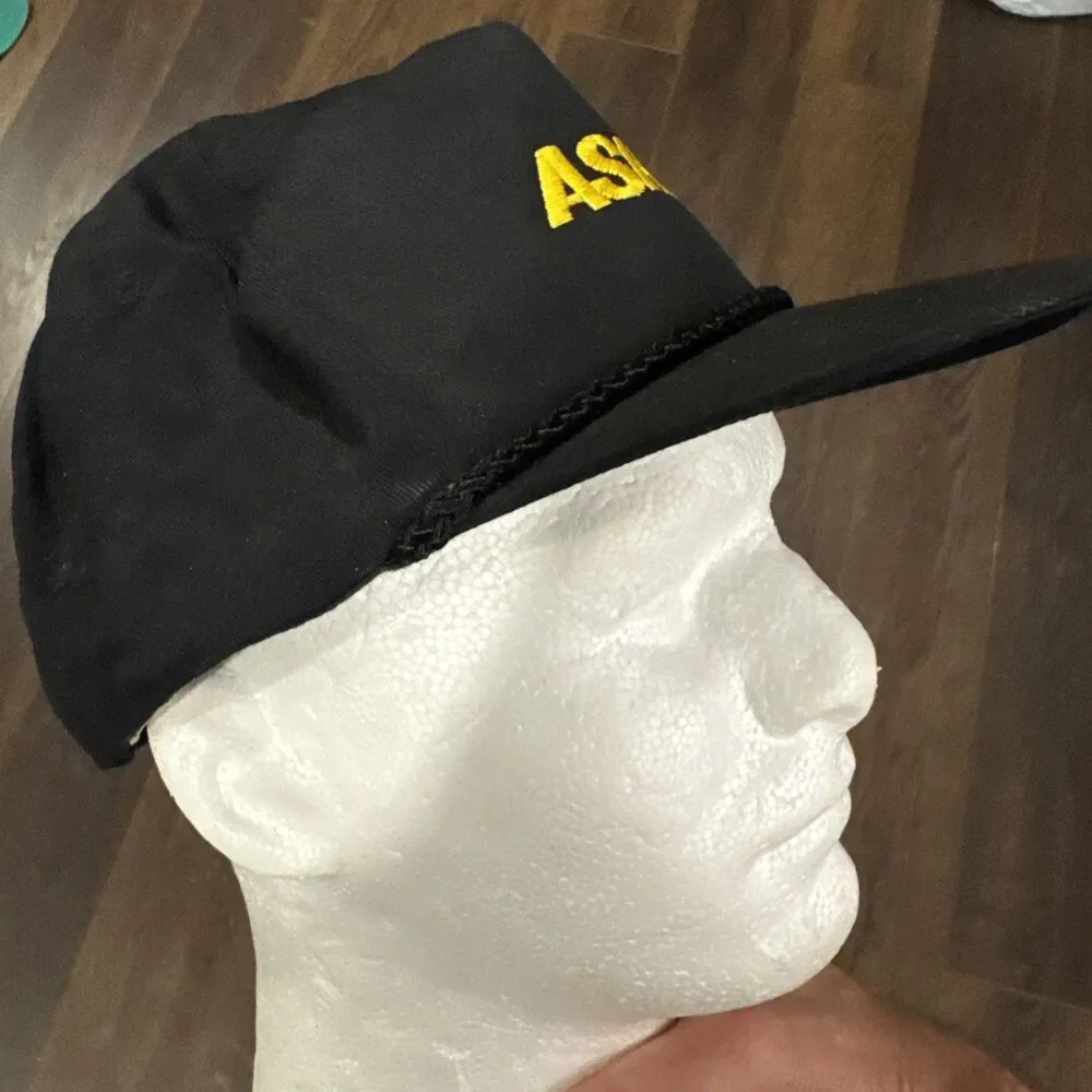 KC Asher Snapback Black Hat Cap